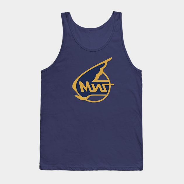 Mikoyan Gurevich Logo Tank Top by Tailgunnerstudios